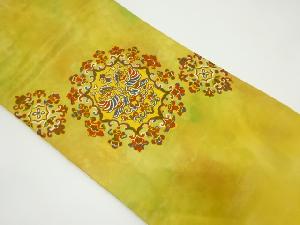 リサイクル　華紋模様織り出し名古屋帯